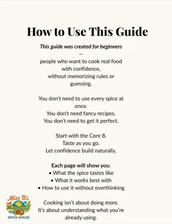 Lesson 0 — The Beginner’s Guide to Cooking with Spices